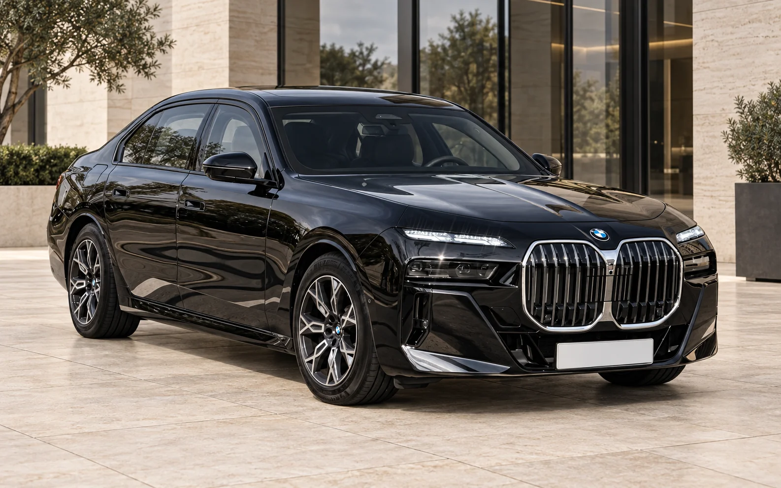 Black BMW 7 Series G70
