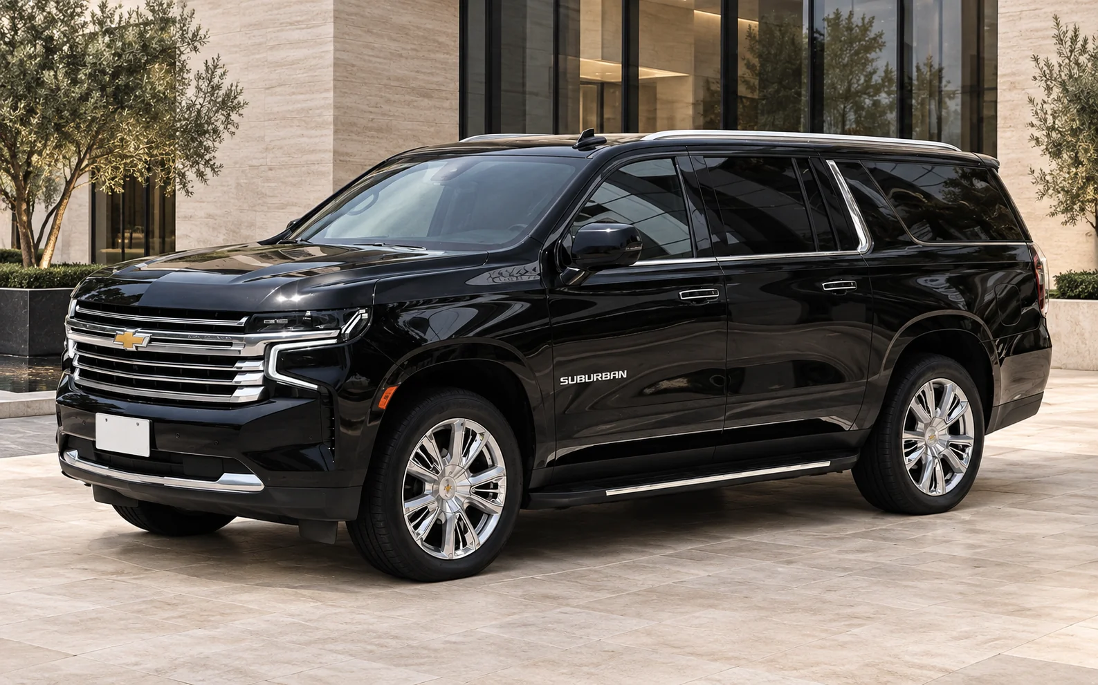 Black Chevrolet Suburban