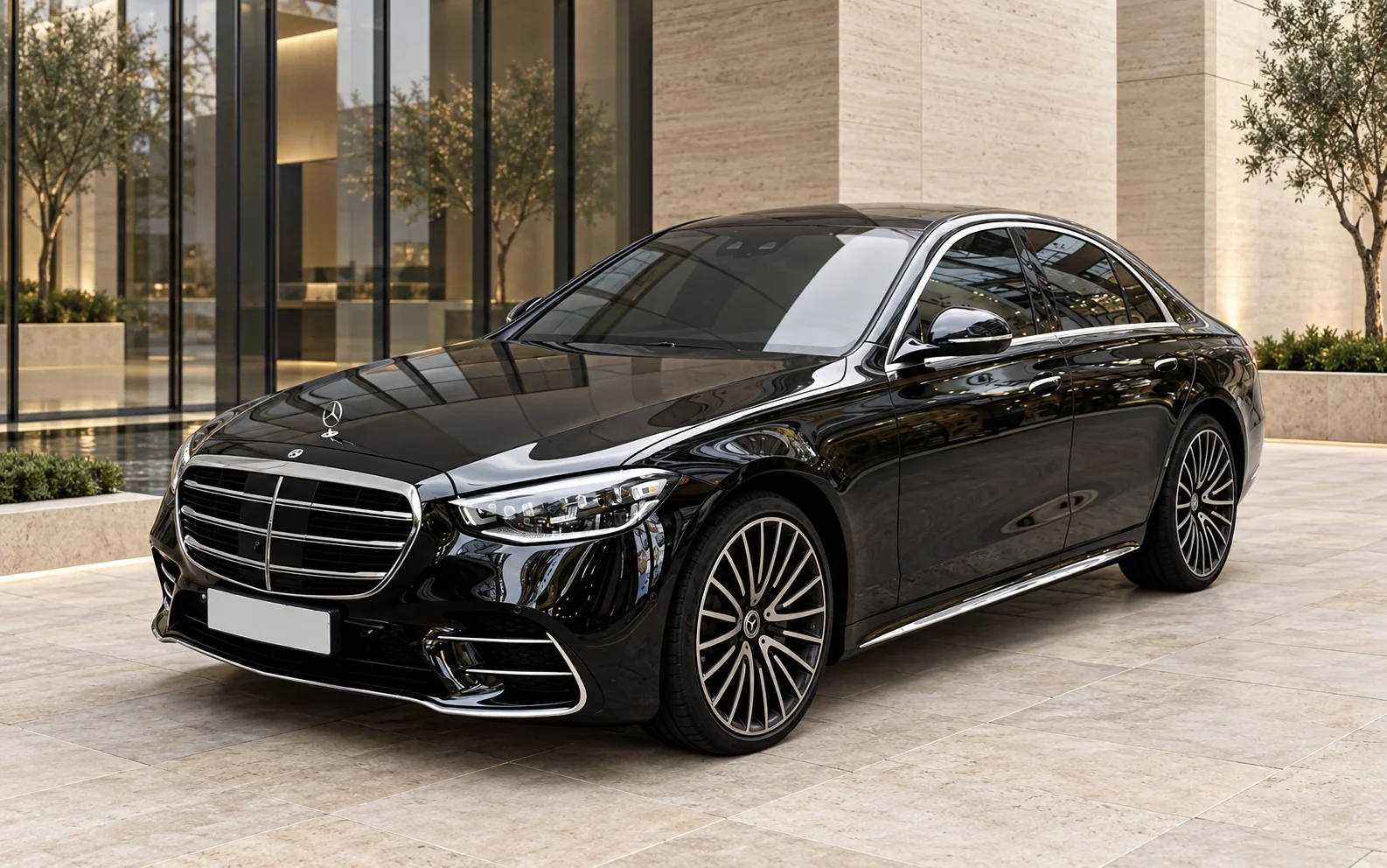 Black Mercedes-Benz S-Class W223